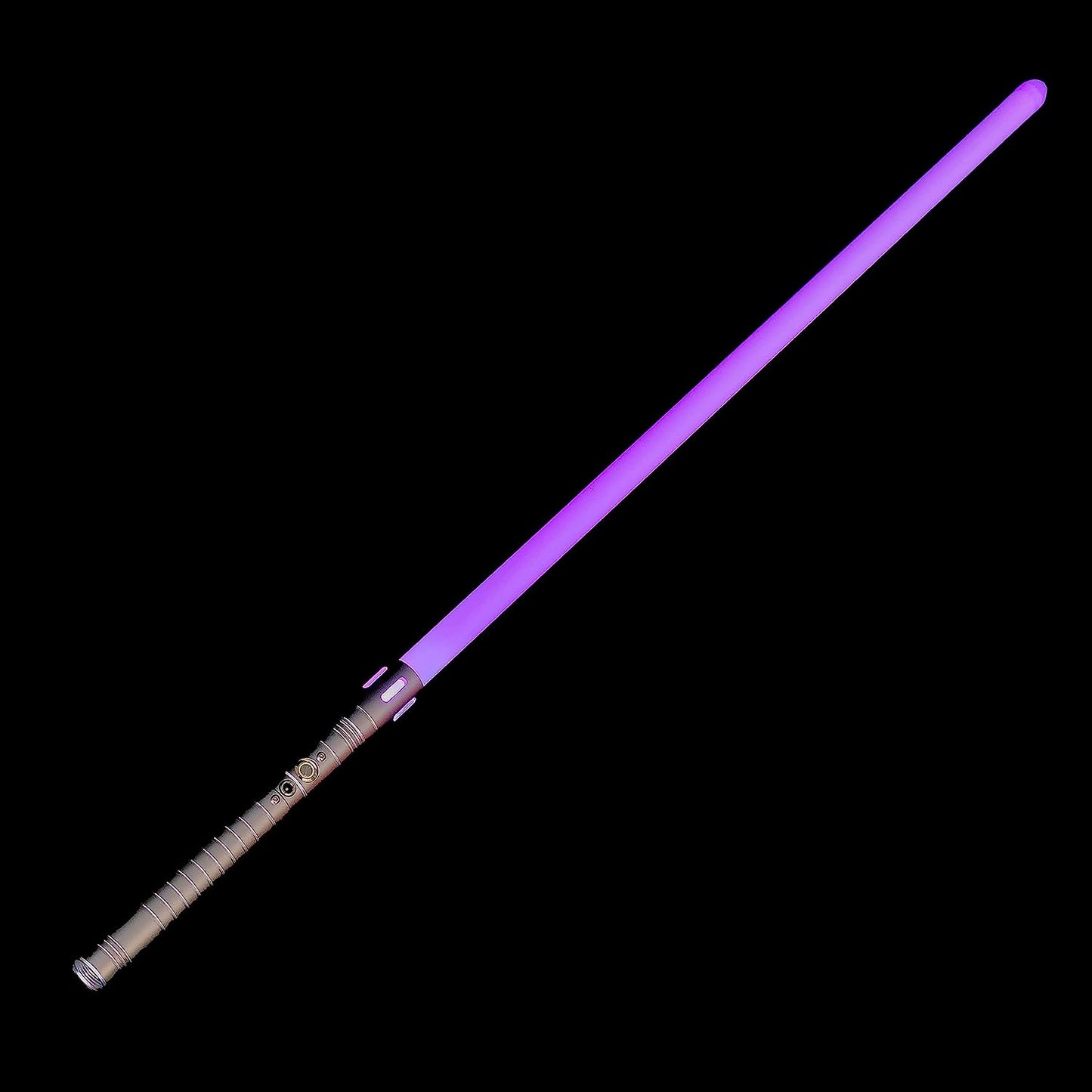 Lukesaber Premium RGB Lightsaber, 11 Color Changing Lightsaber, Aluminum Silver Hilt, Three Sound Effects, Lightsaber for Both Adults and Kids