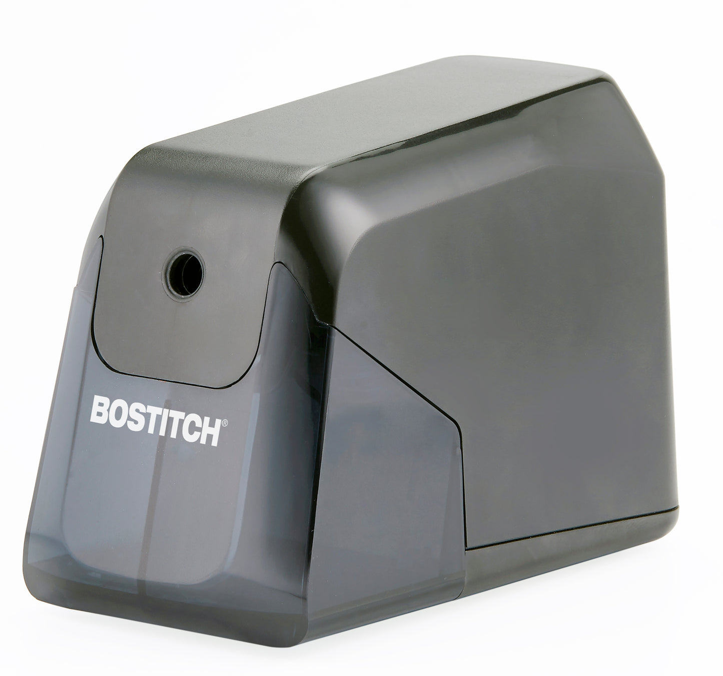 Bostitch Office Battery Pencil Sharpener, 4X Longer Cutter Life, Tip Saver Technology, Black (BPS4-BLK)